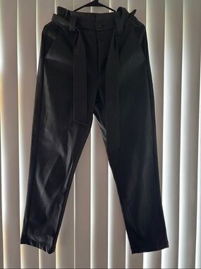 Women Express faux leather high waisted pants